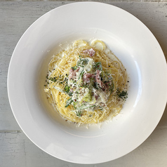糸島野菜のクリームソースパスタ