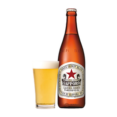 サッポロ赤星瓶ビール（中瓶）