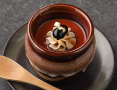 名物 赤たまごの壺ぷりん