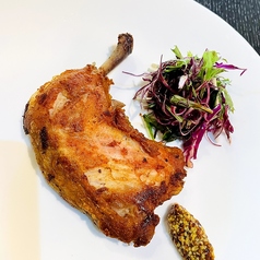 鶏もも肉のコンフィ