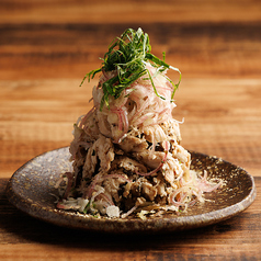 ささみ茗荷和え