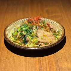 Stir Fried Salt Yakisoba with Chunky Pork Ribs
