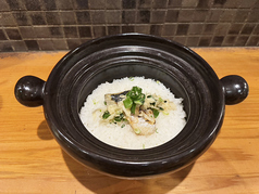 焼きサバと甘酢生姜の土鍋ご飯