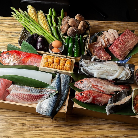 旬の海鮮、野菜を中心にもてなす。創作和食を時間を忘れてごゆるりと。