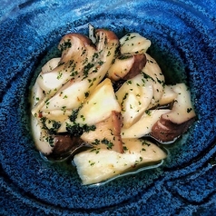 エリンギの酒盗バターソテー