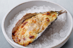 トリュフソースのカルボナーラ風焼き牡蠣