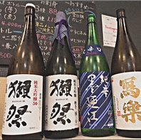 日本酒・焼酎種類豊富にご用意してます！