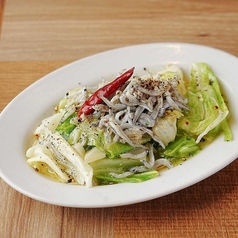 しらすとキャベツのペペロンチーノ
