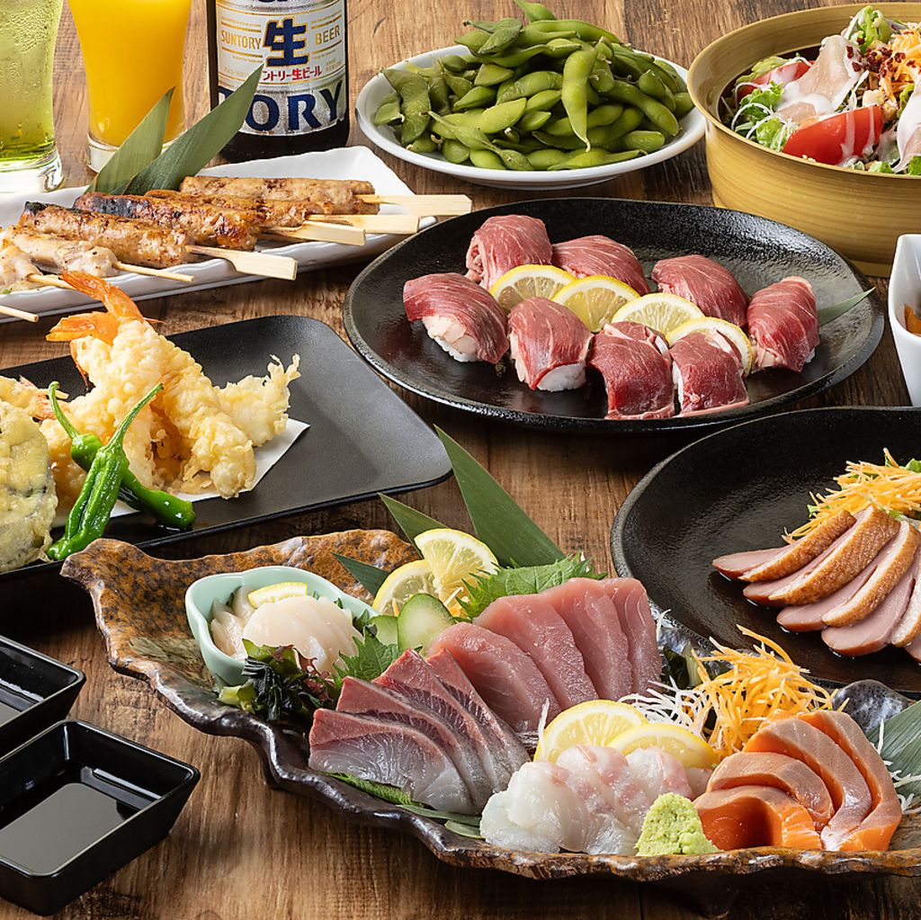 お肉も海鮮もたっぷり楽しめる贅沢なコースもご用意♪ボリュームを重視したい皆様にもおすすめです！