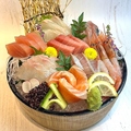料理メニュー写真 豪華！お造り８種桶盛り（２人前）