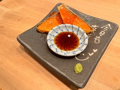 サーモンレア天 いくら添え