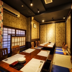 雪見障子から見えるシーサーが御出迎え!接待利用におすすめ