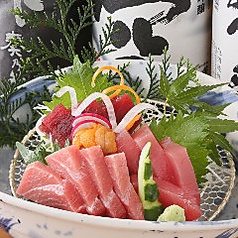 まぐろのお刺身盛り合わせ