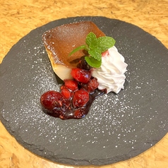 ほんのり温かいバスクチーズケーキ