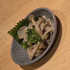 秋きのこのおひたし