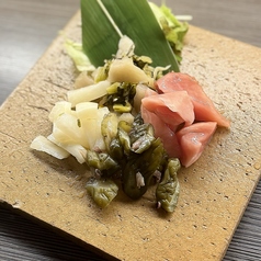 漬物盛り合わせ