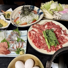 千鳥あしのコース写真