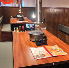 ゆったりテーブル席で楽しめるぐりぐり家総社店!