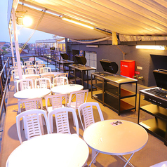 八坂神社や京都タワー、清水寺など京都の街並みを一望できる最高のロケーションのビアガーデン！