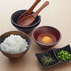 雑炊セット (卵・ねぎ・のり・めし)
