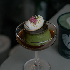 桑抹茶プリン