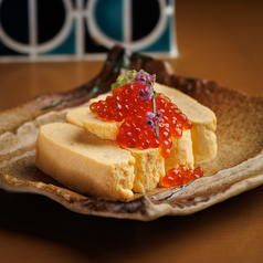 だし巻き玉子～いくら乗せ～