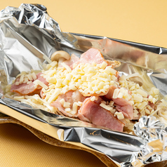 きのこチーズベーコンホイル焼き
