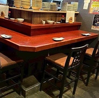 サク飲み・デートに最適な居心地の良いカウンター席