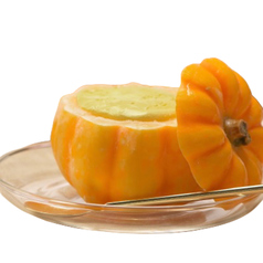 きいろいかぼちゃアイスクリーム