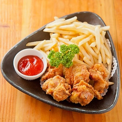 淡路産若鶏のもも唐揚げ&大盛りポテトフライ