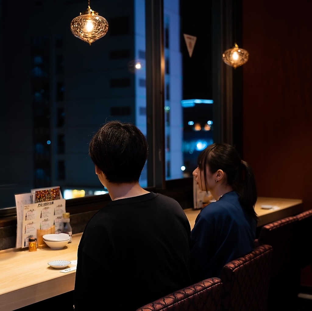 カップルシートも人気◎特別な日やデートにもご利用頂けます♪