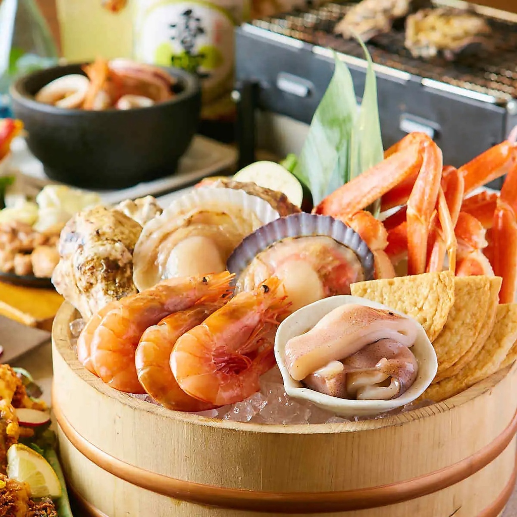 完全個室 九州郷土料理 ウマい居酒屋 新宿店 馬刺し もつ鍋 焼鳥 土鍋 飲み放題 海鮮 喫煙可能 西口