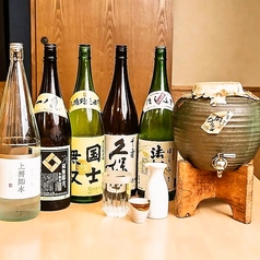 地酒をはじめ日本酒のラインナップも充実◎