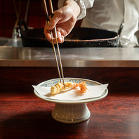 天ぷらを堪能いただけるコースを豊富にご用意