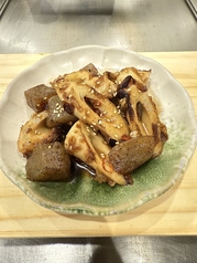ちくわとこんにゃくの炒め