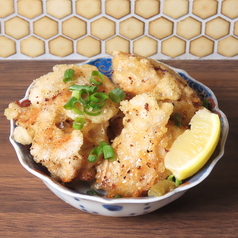 鶏もも肉の昆布〆唐揚げ