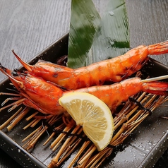 天使のえびの塩焼き 一尾