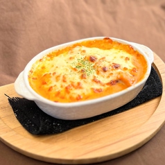 ぷりぷりえびとふわふわポテトのグラタン