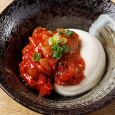 チャンジャクリームチーズ