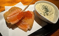 サーモンレア串いくらのせ