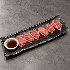 黒毛和牛ロースのにんにくネギ