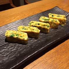 九条葱の出汁巻卵