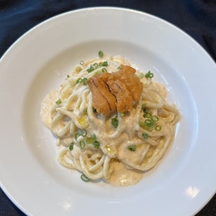 うにクリームソースの生パスタ