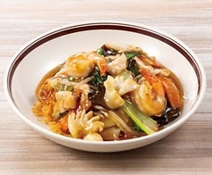 海鮮あんかけかた焼きそば