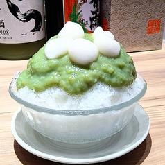 王道ずんだミルクかき氷