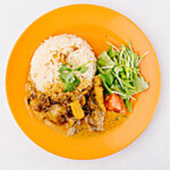 ビーフレンダンライスbeef rendang with rice