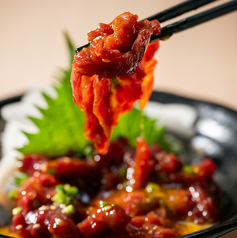 馬刺しユッケ / Horse Meat Yukhoe with Egg Yolk