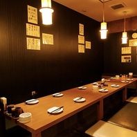 10名個室完備・最大40名宴会可能！