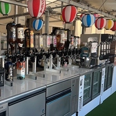 各種ドリンクはセルフサービスとなっております。