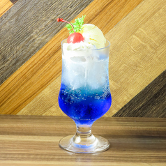 【クリームソーダ】ブルーハワイ